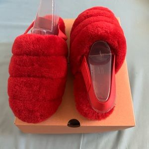 WOMENS UGG SUPER FLUFF SLIPPER SIZE 11